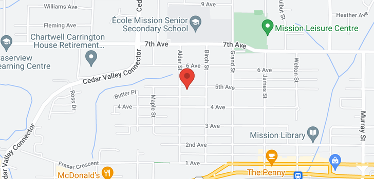map of 32910 5TH AVENUE